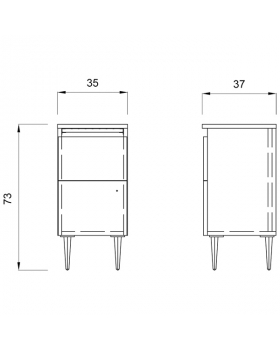 Тумба "STYLING CABINET 73"