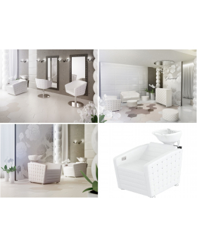 Парикмахерский комплект "Гламрок" белый