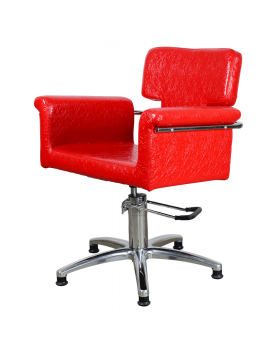 Парикмахерское кресло "МД-77" Красное