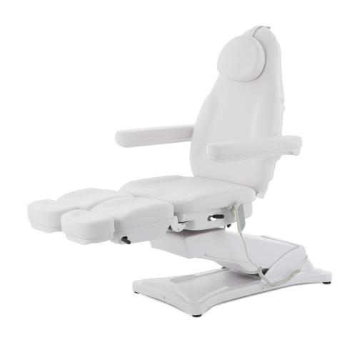 Педикюрное кресло электрическое 2 мотора "ММКП-2/ КО-190DP-03" с РУ с ножной педалью и пультом управления