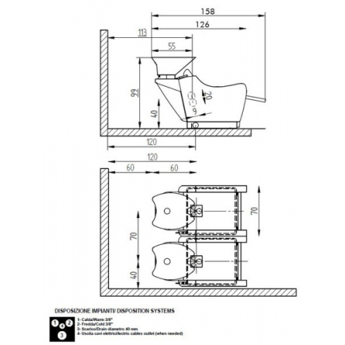 Мойка парикмахерская "WEN PRO - JET MASSAGE"