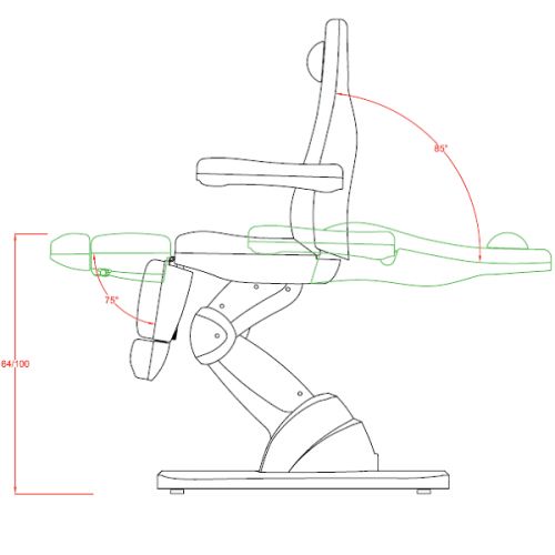 Кресло косметологическое "МК45"